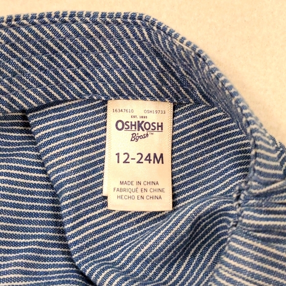 Blue & White OshKosh B'gosh Hat (12-24 months) - Picture 5 of 5